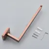 Accessori per il bagno Oro rosa polacco lucido Gancio per accappatoio Portasciugamani Barra per scaffali Porta carta velina Accessori per il bagno 240312