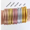 3-laags goudpoeder siliconen set armband, hot selling creatieve accessoire voor dames JELLY Bangle