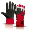 Cycling Gloves Kids Winter Fleece Waterproof Fabric Bicycle Anti-Slip Warm Plush Lined Glove For Outdoor Activities