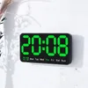 Horloges murales Horloge numérique moderne Grand affichage Alarme 8,5 pouces Couleurs claires en option