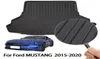 Tappetino per bagagliaio posteriore adatto per Ford Mustang 2015-2020 Protezione per rivestimento del bagagliaio in gomma nera9656508