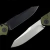 Coltello pieghevole automatico BM 9400 Osborne 3.4 "S30V Lama liscia nera, manici in alluminio verde Campeggio esterno EDC COLTELLI BM9400