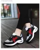 HBP icke-varumärkesnät färgglada promenad gym running sneakers mode lägenheter billiga skor