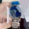 Neue Designer-Armbanduhr für Damen und Herren, mechanische Herrenuhr mit blauem Glasspiegel, modisch, elegant, schlicht und trendig