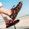 46 Storlek HBP 47 Icke-varumärke Good Performance Flat Sandale Casual tofflor Bekväma Sandaler Skor för män