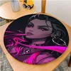 Oreiller Valorant jeu personnage Art rond canapé tapis salle à manger Table chaise S unisexe mode anti-dérapant décor Tatami