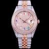 Diamond Watch Mens Designer Watches Автоматические механические 2824 Движение водонепроницаемые браслет для мужчин сапфировые бизнес -брассы 41 -мм наручные часы Montre de Luxe