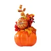 Decorative Flowers Artificial Pumpkin Flower Party Decor Centerpieces Autumn Thanksgiving Decoration For Wedding Shelf DIY Crafts Porch