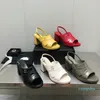 샤넬 레스 고급 고품질 신발 여성 샌들 디자이너 샌들 여성 신발 클래식 방수 플랫폼 하이힐 두꺼운 힐 샌들 7cm 진정한 가죽 comf