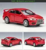 Diecast Model Cars Welly 1 36 Mitsubishi Lancer Evolution X Alloy Pull Back Toys Car Model Vehicles B24L2403