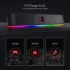 Колонки Redragon GS560 Soundbar Aux 3,5 мм стерео объемная музыка RGB динамики 2,0-канальная звуковая панель для громкоговорителей для компьютера, ПК, ноутбука