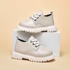 Kinder Schuhe Frühling Herbst Neue Junge Leder Schuhe PU Spleißen Britischen Stil Kinder Casual Schuhe Mädchen Casual Schuhe Baby Wanderschuhe kinder Schuh