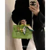 Tragetaschen aus echtem Leder BK Habdbags Cat Seven French Mini Platinum Bag Premium Feel Bag Damen 2024 Neue Handtasche One Shoulder Umhängetasche mit Logo HBYY2K