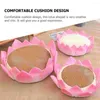 Pillow Office Chair Mat Lotus Funny S Seats Household Adorable Pad Flower Shaped Mats Kawaii Pink Outdoor Child