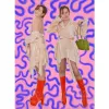Stiefel Simloveyo Ins Marke Luxusdesigner Plattform Chunky High Heels Sexy Frauen Mid Calf Boots Süßigkeiten Farbe Reißverschluss Goth Big Size 43