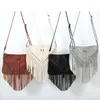 Bag Rivet Fringe Tassel Bags PU Leather Women's Handbags Purses Luxury Designer Shoulder Crossbody Purse Bolso Mujer