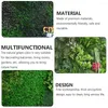 Decorative Flowers Ornament Green Plant Background Wall Backdrop Props Plastic Grass Lawn Wreath Garden Decoration Landscaping Individual