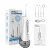 Oral Irrigators Portable Oral Irrigator Sink USB Laddning 4 Munstycket Sänk 300 ml Vattentank IPX7 Vattentät tandrensare J240318