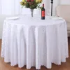 Nappe de Restaurant ronde El mariage crochet fleur Jacquard nappe Simple noir