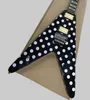 chitarra elettrica free randy rhoads Signature Flying V con finitura a pois, chitarra cinese