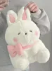 Wholesale cute pink bunny plush toys children's games playmates holiday gifts room decoration claw machine prizes kid birthday christmas gifts Good quality