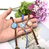 CHARM bilezikler 10 adet bilezik boşlukları yuvarlak cabochon diy takılar için uygun konnektör seti çerçeve tepsisi