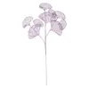 Dekorativa blommor Artificial Wedding Shop Decor 3-utdragen hemdekoration Fake Fan Leaf Ginkgo Party Supplies