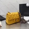 Borsa di design di alta qualità con spalla Borse di lusso Xiao Xiang il filo ricamo di vento Argyle Fili Chiuda Bracca Borsa Borsa a catena della catena Crossbody Borsa