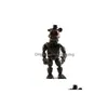 Film Tv Peluche Freddy039S Five Nights Action Figure in PVC 17Cm Bonnie Foxy Freddy Toys 5 Fazbear Bear Doll Baby con vendita al dettaglio Pac Dhwnt Buona qualità