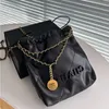 Crossbody Bagwomen DrawString Mini Shopping Luxury Brand Antique Bucket Garbage Gold Plated Vintage Shoulder Bag Handbag Single Design RTSG