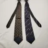 Bow Ties 8cm Wide Zipper Lazy Tie Striped Yarn-Dyed Knot-Free Korean Style Pull Peels Business Formal Wear Bridegroom Wedding