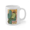 Mugs HOWDY FROG COWBOY Mug Ceramic Cup Gifts 11oz