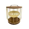 Universal kaffekapsel förvaringskorg kaffekoppkorg Vintage kaffekodsarrangör Holder Black For Home Cafe Drop 240307