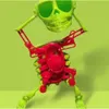 Afdrukken van dansend en zwaaiend speelgoed van skeletten, truc en grappige 3D nieuwe producten en uniek speelgoed op maat verkopen populair verkopen als warme broodjes ontwerper kinderen