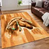 Tapis PLSTAR Cosmos Horse Racing Style Lover Tapis unique Tapis de chambre imprimé en 3D Cadeau de sol Anti-dérapant Grand tapis Décoration de la maison