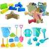 Brinquedos de praia para crianças castelo balde de areia escavação colher brinquedo bebê sandbox conjunto jogar molde ferramentas jogos ao ar livre criança 240304