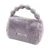 Cosmetic Bags Soft Plush Bag Fashion 4 Colors Large Capacity Cute Design Makeup Dust-proof Winter Toiletries Outdoor