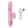 Pulsateur de poussée automatique jouets sexuels G Spot gode lapin vibrateur pour femmes stimulateur de clitoris masseur vaginal jeux pour adultes jouet 240312