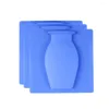 Vase 3PCSシリコーン窓花瓶パンチ無料再利用可能なモダン冷蔵庫ドアガラスセラミックタイル壁マウントフラワー植物デコラ