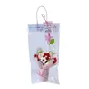 Fiori decorativi Bouquet di fiori all'uncinetto con luci Regalo artificiale lavorato a maglia per la festa della mamma, fidanzata, San Valentino, laurea