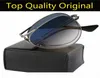 Klassiska solglasögon Model 3479 Folding Aviation Sun Glass UV400 Linser for Man Woman With Leather Case Packages All Accessories1516504