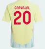 Espanha 24 25 Jersey de futebol Morata Ferran Asensio 2024 Copa da Copa da Copa Espanhola Camisa de futebol da equipe nacional 2025 Homens Kit de crianças