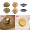 Candle Holders 2x Metal Candles Stand Tea Light Candlestick For Wedding