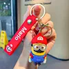 Klasik Süper Mary 3d Bebek Araba Keychain Kawaii Cartoon Frog Pudding Dog Penguin Kadın Çanta Kolye Kilit Zinciri Hediye