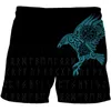 Men's Shorts 2024 Men Summer Fashion Viking Cool 3D Print Beach Pants Siwmwear Board Briefs For Swim Trunks Beachwear