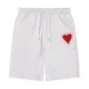 designer Shorts men sweatpants mens womens summer fashion love heart embroidery shorts loose drawstring cotton casual short Pants size S-XL