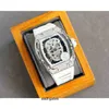 Luxuriöse Herren-Mechanische Uhr Richa Milles Rm052 Vollautomatisches Uhrwerk Saphirspiegel Gummiarmband Schweizer Armbanduhren DI0E