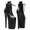 Dance Shoes Women 15CM/6inches PU Upper Plating Platform Sexy High Heels Ankle Boots Pole 15-013