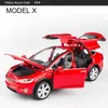 Diecast Model Cars New 1 32 Tesla Model X Model 3 Model S Alloy Car Model Diecasts Toy Vehicles Toy Cars Kid Toys For Children Gifts Boy Toyl2403