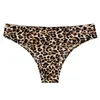 Kvinnors trosor underkläder för kvinnor Kvinna Sexig låg midja Sömlös högkvalitativ Tanga Ice Silk Leopard Print Underpants